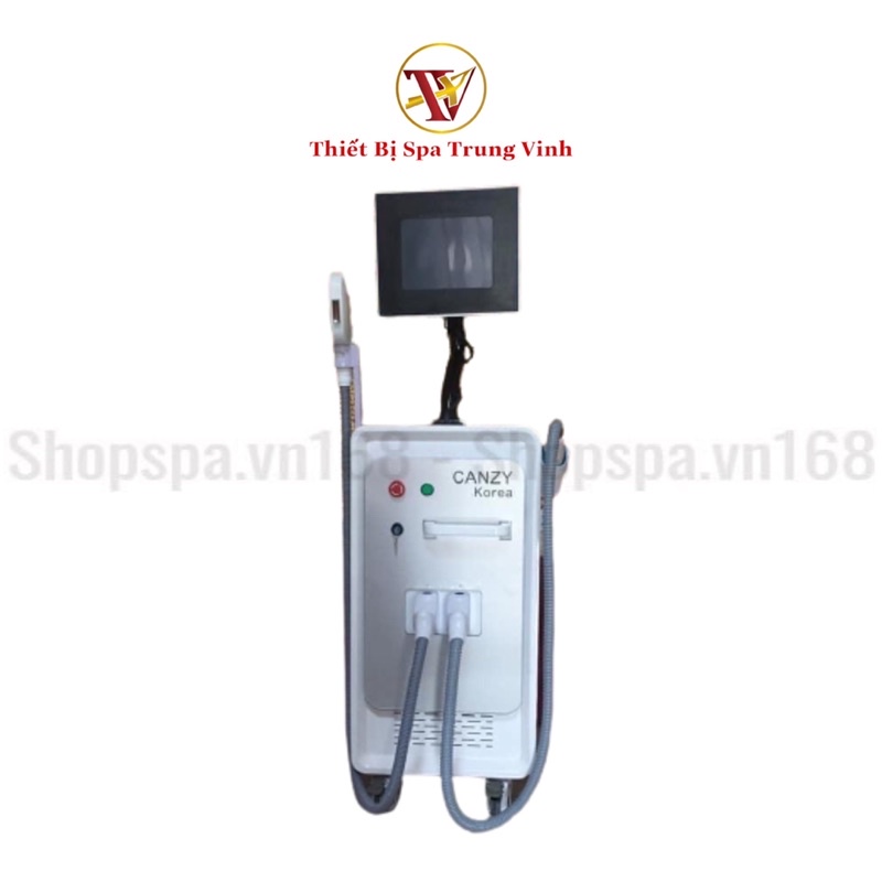 [ Shopspa.vn186 ] Máy 2in1 Triệt lông &amp; Laser Canzy Korea