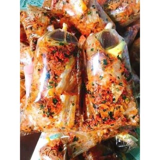 bánh tráng sate tôm sốt bơ me