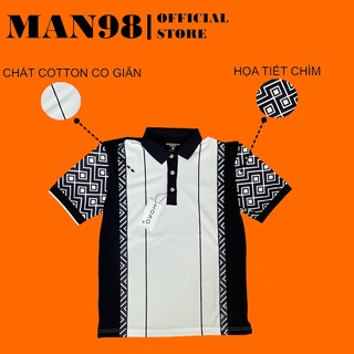 Áo polo nam, áo phông nam thể thao có cổ họa tiết kẻ cao cấp PS17