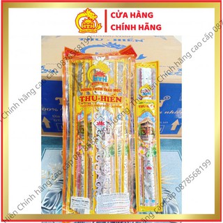 Nhang Thảo Mộc Thu Hiền, Hương Thơm Thảo Mộc Thu Hiền Cao Cấp Tàn Trắng Và Hồng Dài 38cm, Chính Hãng Túi To 320 Nén