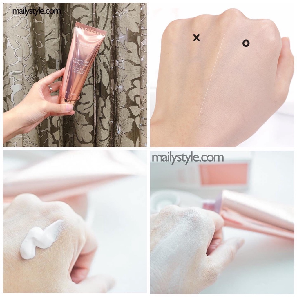 Q62_Kem Nâng Tone Trắng Da Lumiderm Luminous Glow m_ Màu Đồng