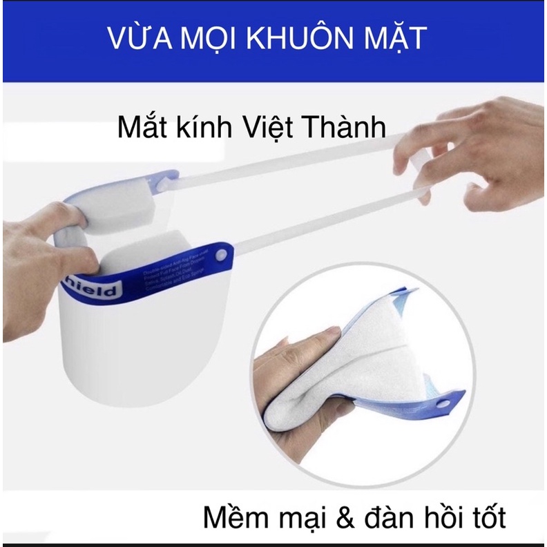 combo 5 kính chống giọt bắn chống dịch nước bọt face shield chuyên dùng cho bác sĩ