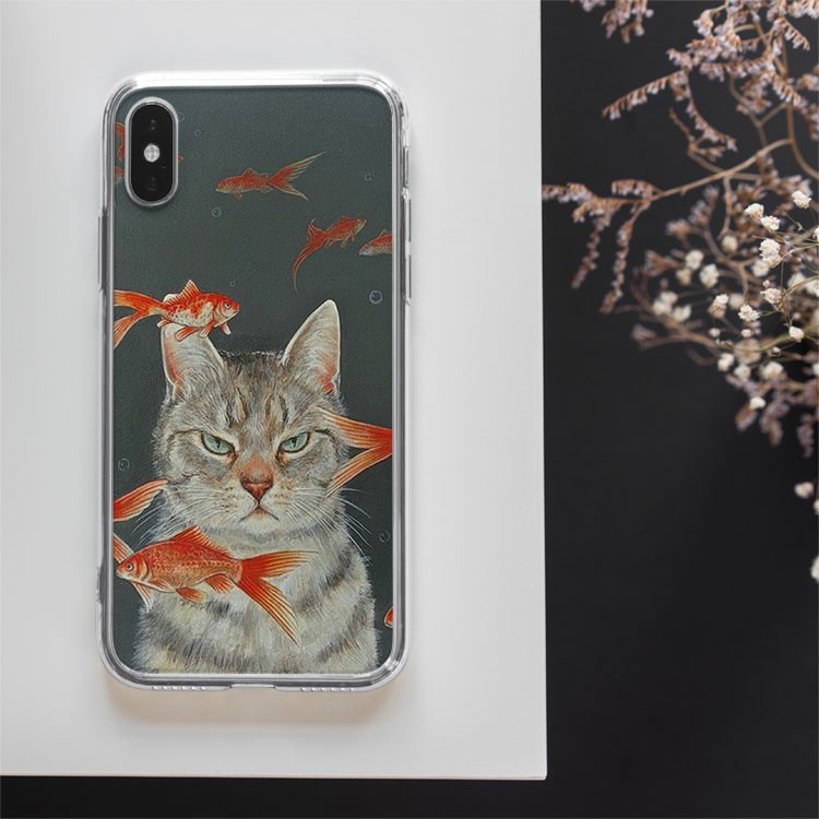 Vỏ ốp chống nước mèo mặt mo TG Case Hàng cao cấp cho các loại Iphone CAT20210013