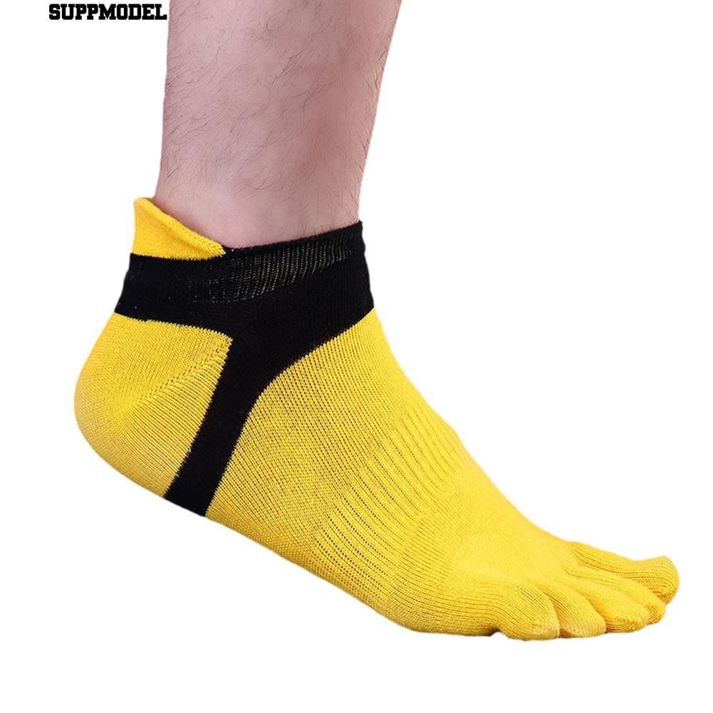 Đôi tất xỏ ngón vải cotton thoáng khí co giãn dành cho nam