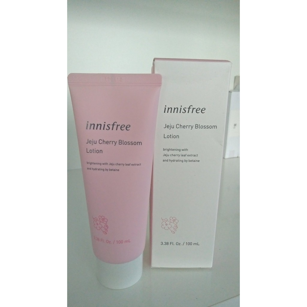 Sữa Dưỡng Dưỡng Trắng, Dưỡng Ẩm #Innisfree Jeju Cherry Blossom Lotion 100ml