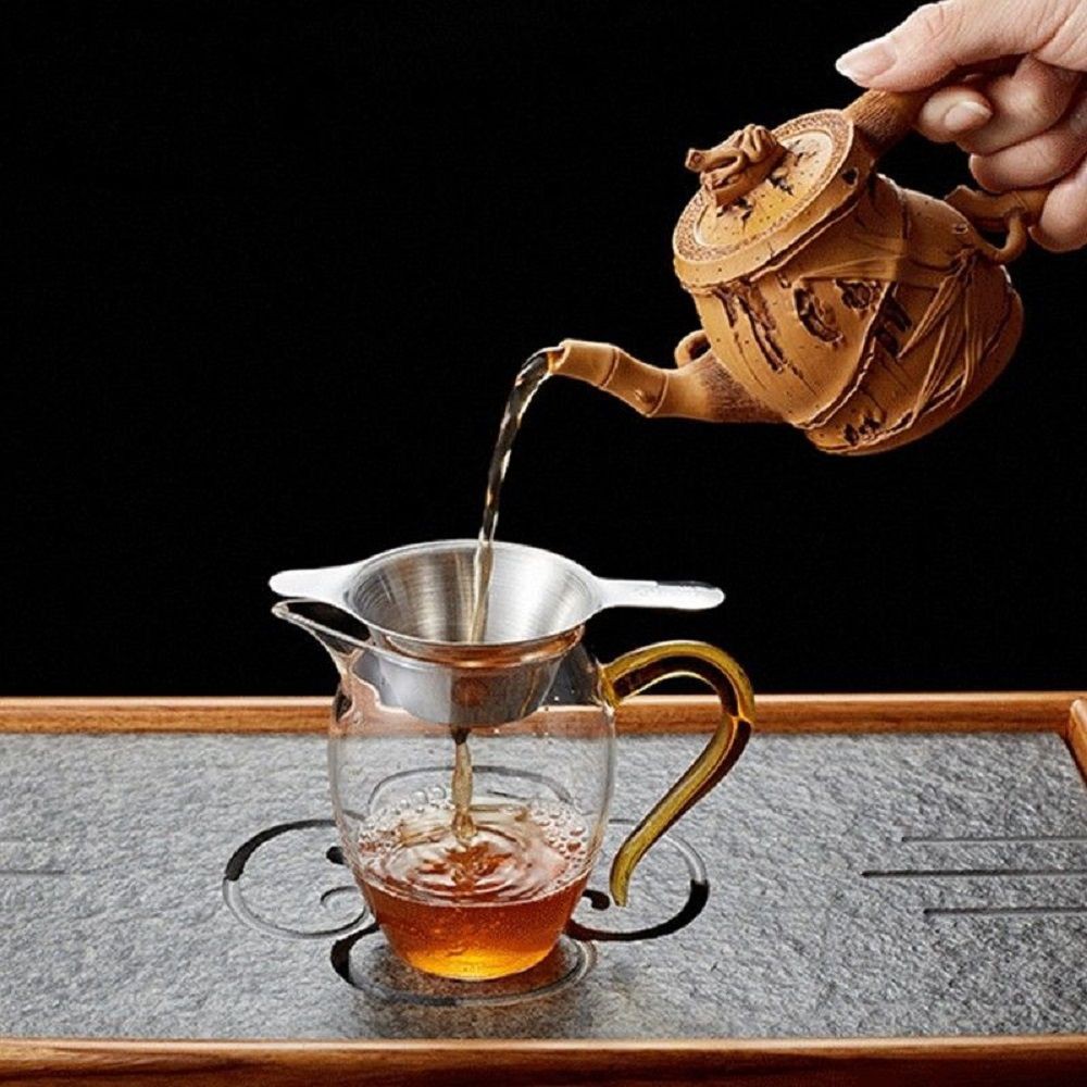 Vợt lọc trà bằng thép không ghỉ