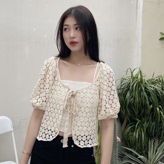 Set áo ren hoa