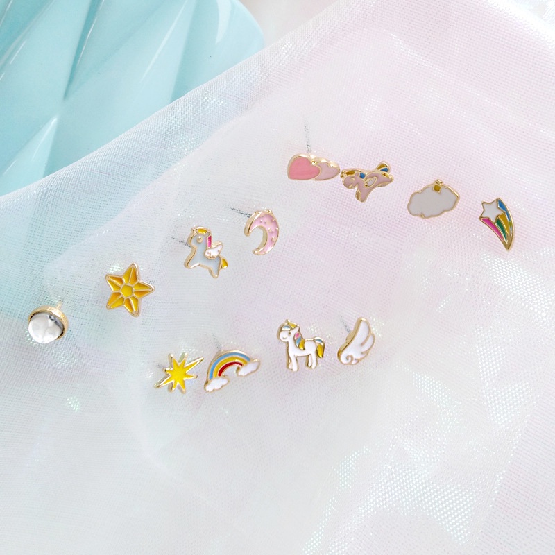 [Hàng Sẵn] Bông Tai Hình Hoạt Hình Đáng Yêu Trẻ Trung