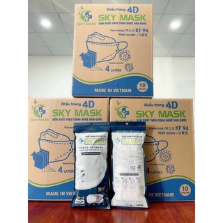Khẩu trang kf94. đựng mỗi túi 10 cái. 9k/túi 10 cái