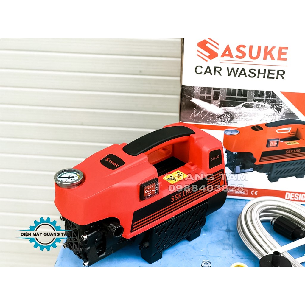 Máy Xịt Rửa - Máy Rửa Xe Cao Cấp Sasuke SSK180 [Chính Hãng]