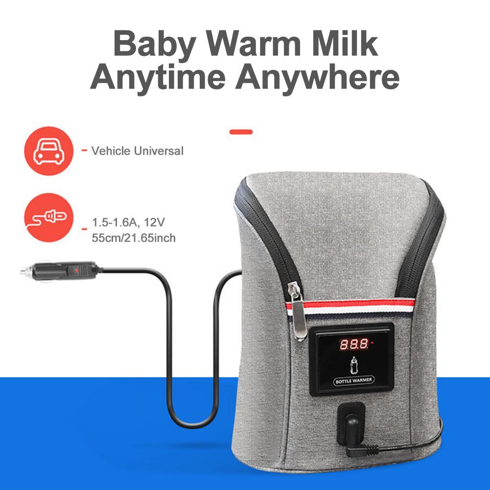 Bình giữ nhiệt cho bé, Túi làm mát bằng sữa mẹ cách điện, Sạc xe hơi 12V