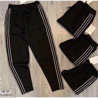 Quần baggy kẻ sọc