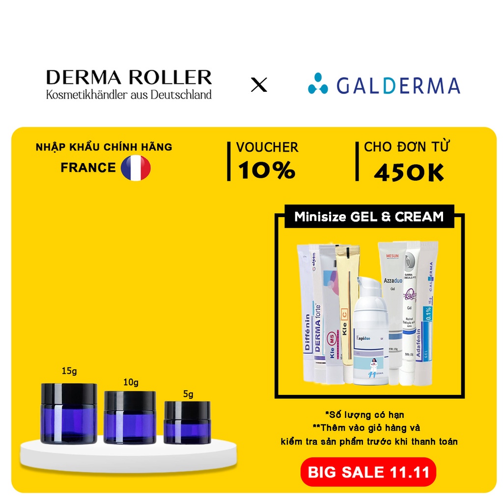 [Mẫu thử 1g]DERMA Gel Kem Giảm Mụn Ngừa Thâm Trứng Cá, Mụn Ẩn, Mụn Đầu Đen, Hàng Chính Hãng, Mẫu Mới Nhất 2022