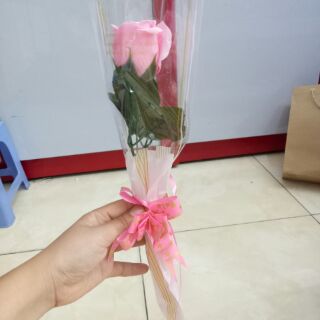 Hoa hồng sáp 1 bông