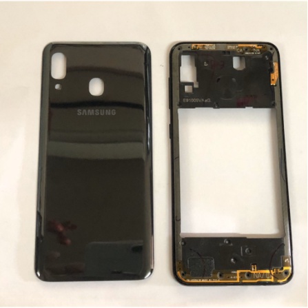 Bộ vỏ SAMSUNG A20 , Zin, Chính hãng