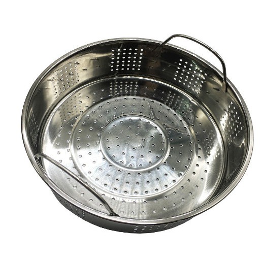 Nồi Hấp inox Hoàng Giá/1 tầng 1 đáy + 1 vỉ hấp (size 21, 23, 25, 27, 29)