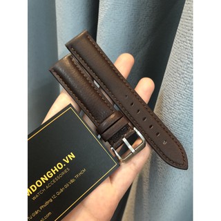 Ảnh thật 100% từ Kimdongho -  Dây da đồng hồ cực mềm, dây chống nước chính hãng Italy đủ size 12 đến 20mm