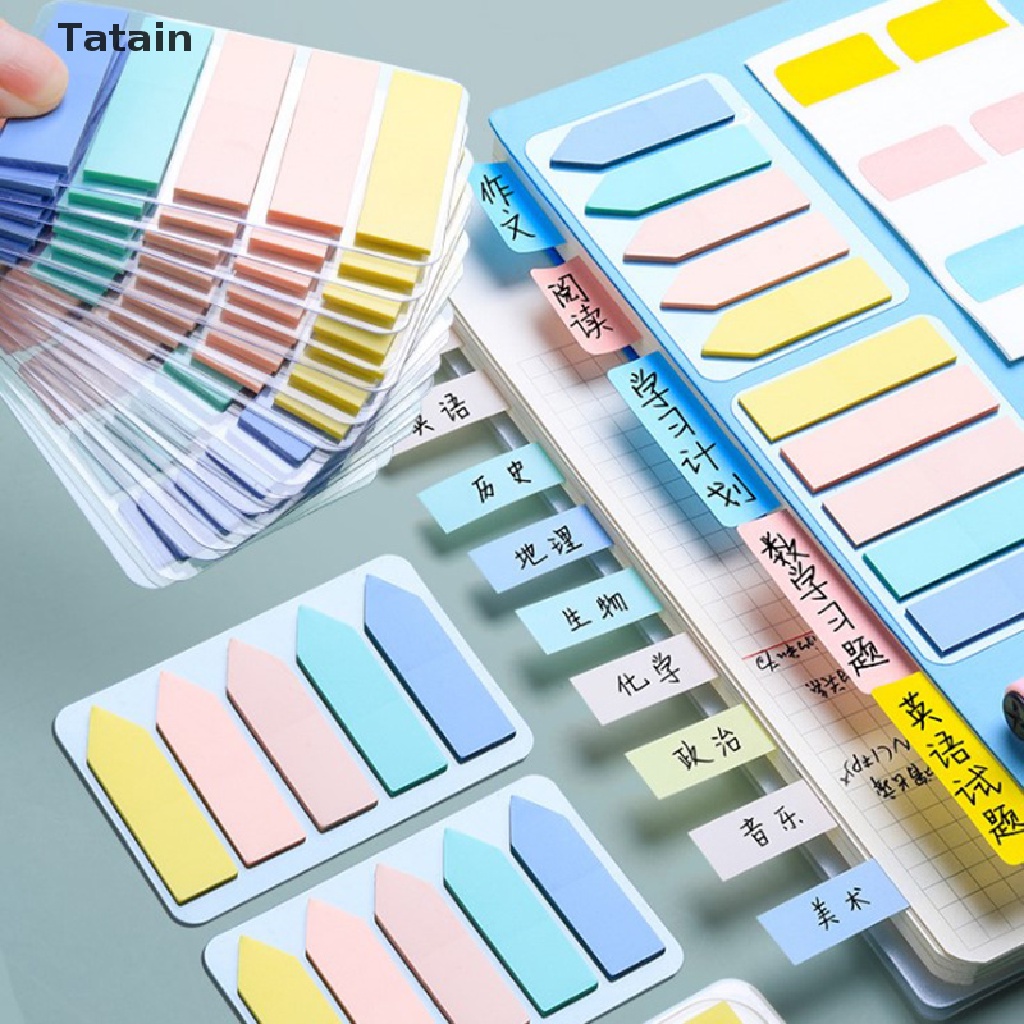Set 100 tờ giấy ghi chú tự dính tiện dụng