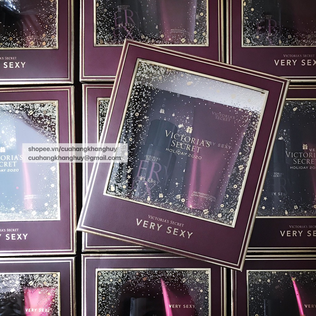 Bộ Victoria's Secret Very Sexy gồm Xịt thơm 75 ml & Dưỡng thể 100 ml (Mỹ)