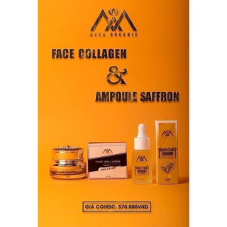 COMBO KEM DƯỠNG FACE COLLAGEN DNA CÁ HỒI VÀ TÍNH CHẤT SAFFRON ( HÀNG CHÍNH HÃNG)