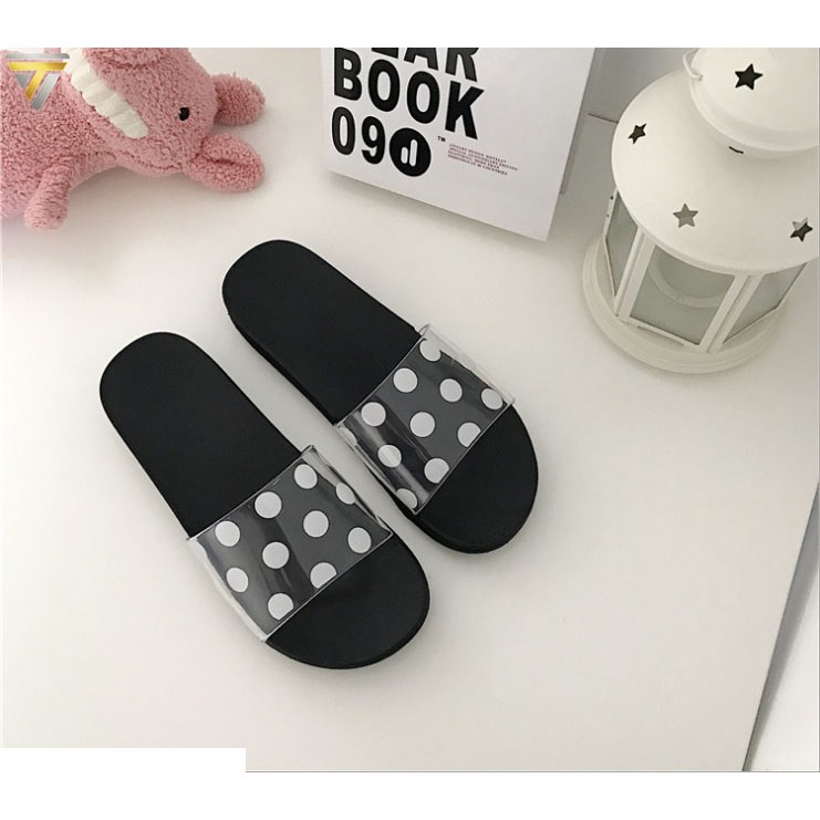 Dép lê nữ họa tiết chấm bi TARANTO TRT-DLNU-07