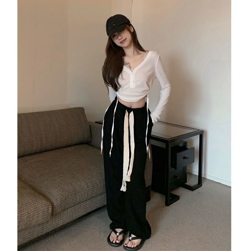 Set áo tay dài phối quần dây 📷