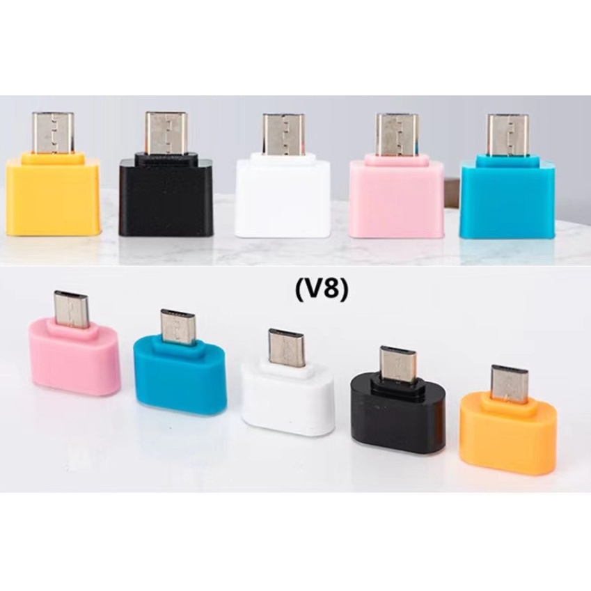 Đầu Chuyển Đổi OTG Micro USB Sang USB - Giao màu ngẫu nhiên