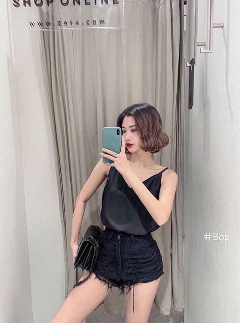 Áo 2 dậy lụa nữ siêu sang chảnh