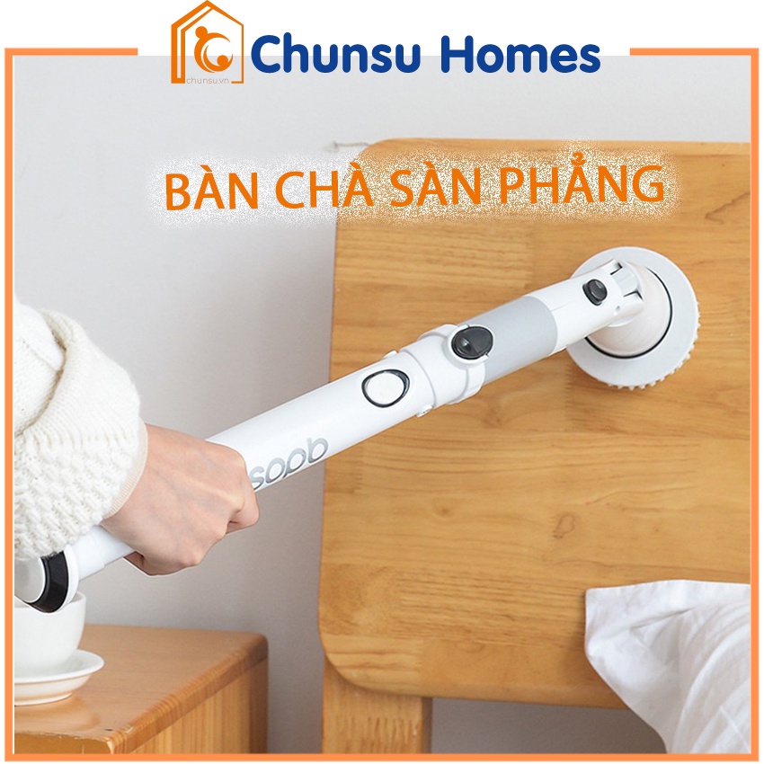 Chổi Vệ Sinh Nhà Tắm Đa Năng Chạy Bằng Pin Kèm 4 Đầu Thay Thế Và Phụ Kiện Mua Thêm Chunsu Jesopb K-129