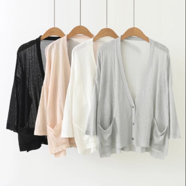 Khoác cardigan mỏng