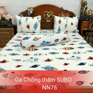 Ga thun 100% côtton phủ nano kháng khuẩn. 100% cotton. Chống thấm tuyệt đối.