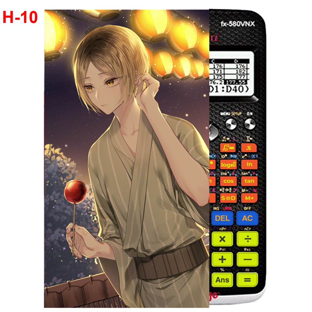 Decal Máy tính CASIO fx570, fx580...anime Haikyuu!