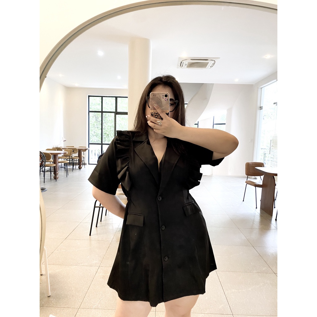 VÁy vest bèo bigsize vải trượt ý hàng đẹp