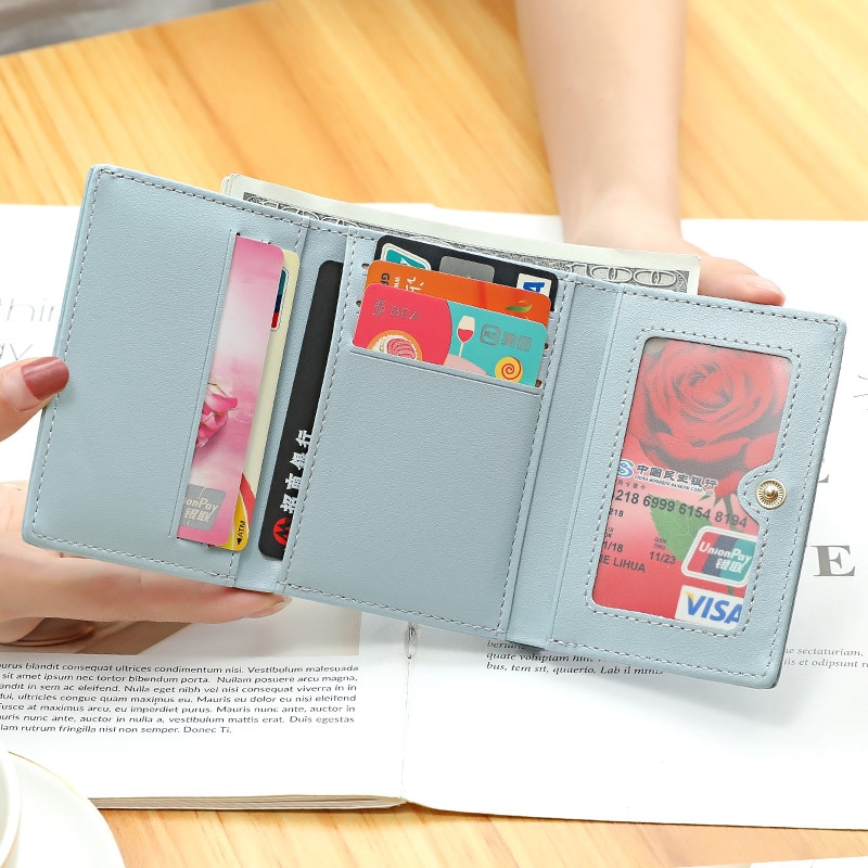 Ví ngắn nữ thời trang thanh lịch gọn nhẹ