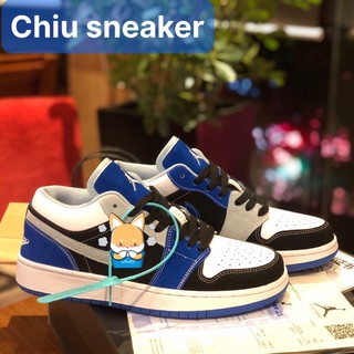 Full box giày thể thao JD1 low xanh 2021 [ Jordan 1 ] [ Jordan low ]