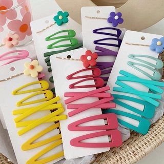 Set kẹp tóc mái 7 chiếc màu sắc ngọt ngào phong cách hàn quốc