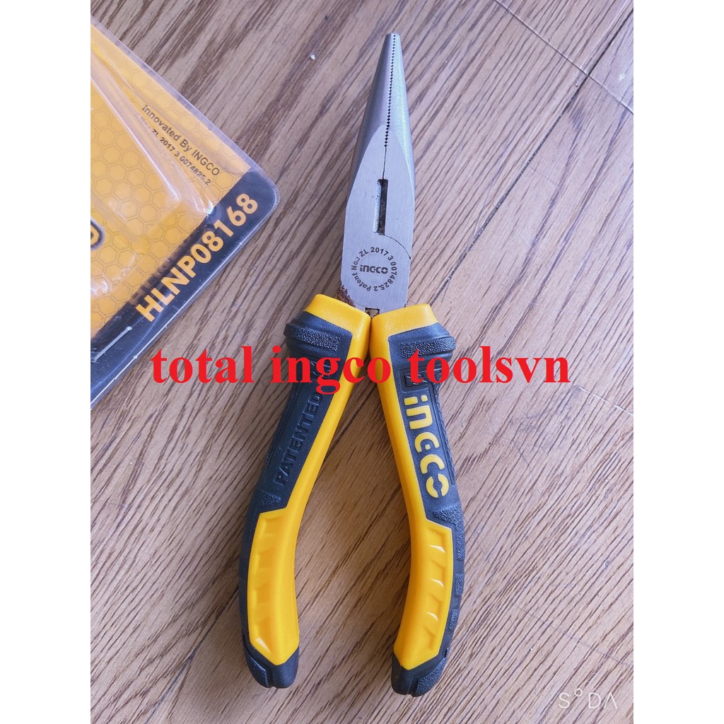 6" Kìm cắt mỏ nhọn (dài) INGCO HLNP08168