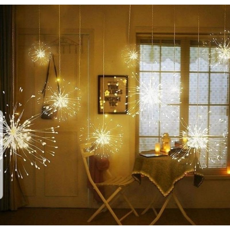 Đèn Led Pháo Hoa trang trí ngoài trời