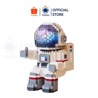 Lego lắp rắp mô hình 3d phi hành gia có đèn led