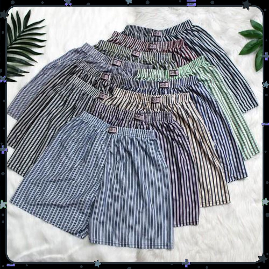 Quần thun đùi nam ❤️SALE❤️ - quần short nam thun kẻ sọc co giản tốt từ (40 - 90kg) mặc vừa chất vải thoáng mát