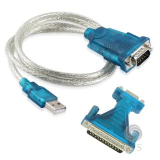Cáp chuyển đổi usb 2.0 sang rs232 com port 9 pin serial db25 db9