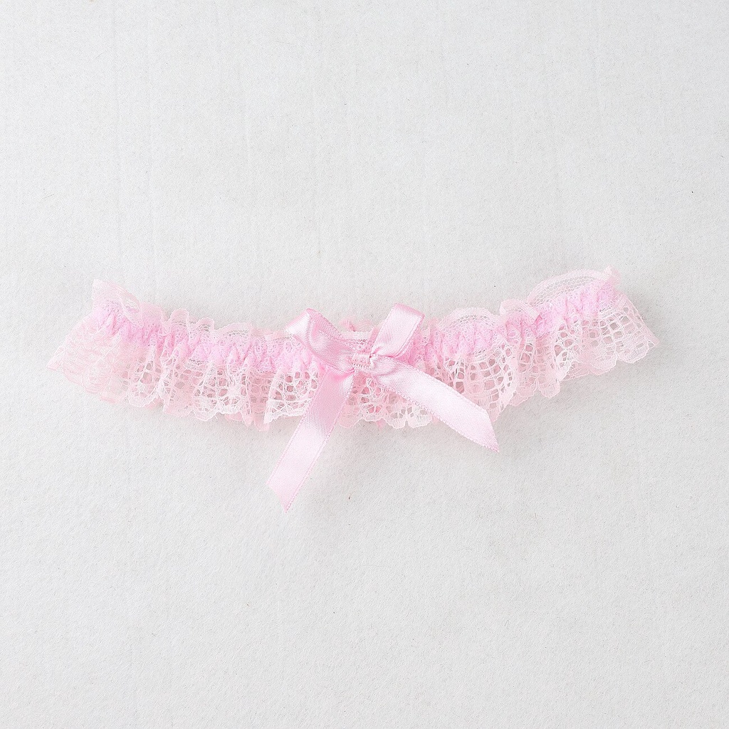 Vòng Ren Đeo Đùi Đính Nơ Quyến Rũ Cho Cô Dâu