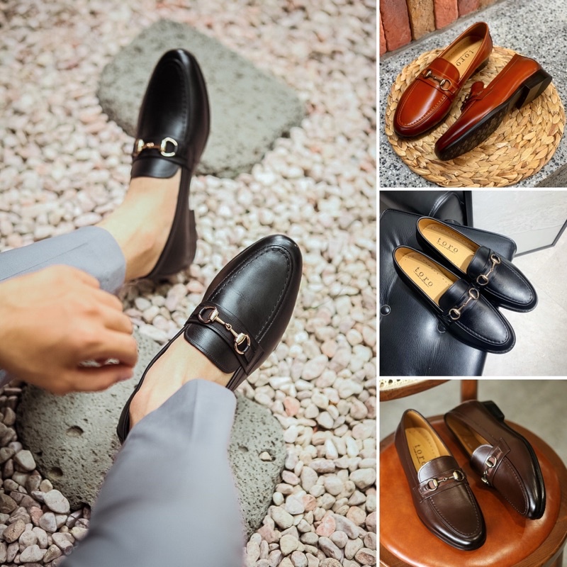 Giày lười Loafer nam đai dù da bò nguyên tấm cao cấp Toroshoes Series M661