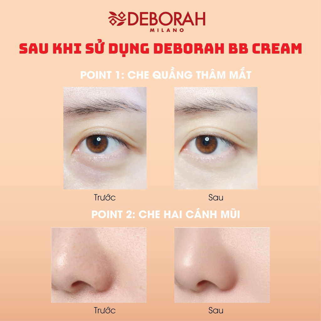 Kem Nền Trang Điểm Deborah BB Cream 5 in 1 - 30ml