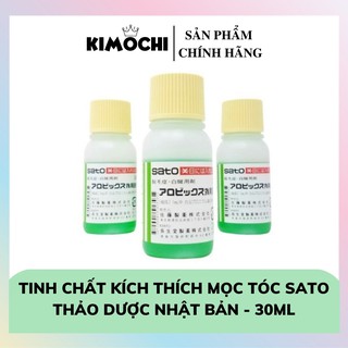♥𝑭𝑹𝑬𝑬𝑺𝑯𝑰𝑷♥ Tinh Chất Kích Thích Mọc Tóc SATO Thảo Dược Nhật Bản - 30ml