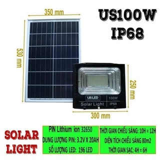 Đèn năng lượng mặt trời 200w usled
