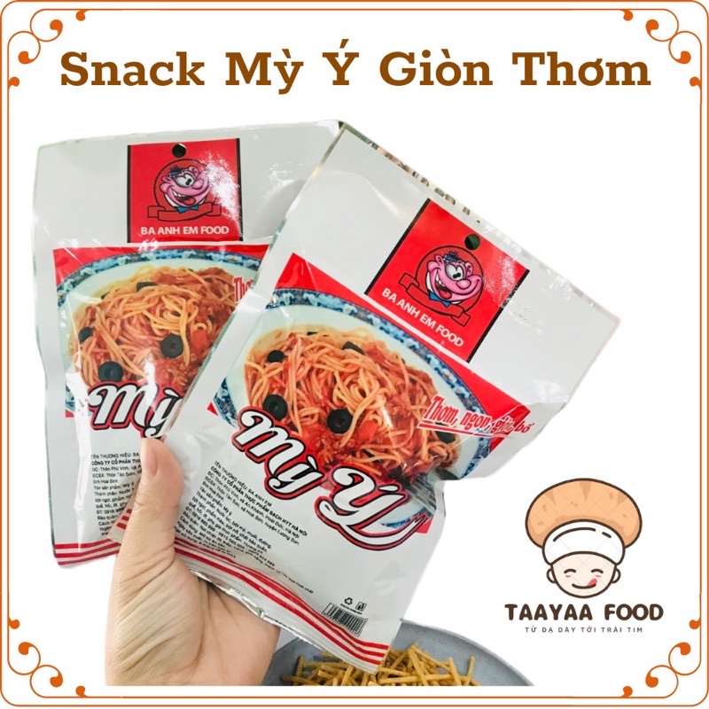 Snack Mì Ý Giòn Thơm Siêu Ngon - Đồ Ăn Vặt Tuổi Thơ TaaYaa Food