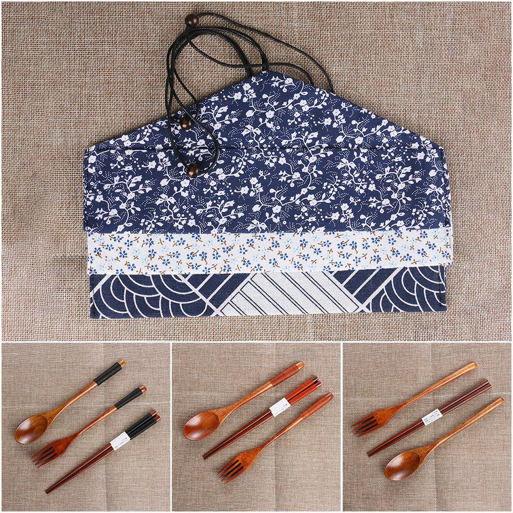 KRNY Bộ Muỗng Đũa Nĩa Tự Nhiên Handmade Cao Cấp Tiện Lợi Dễ Sử Dụng