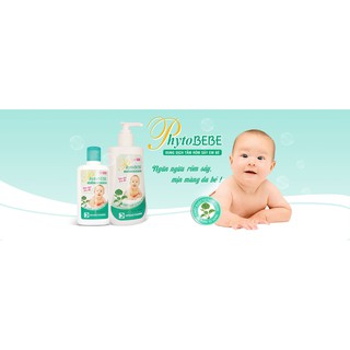 TẮM GỘI BÉ RÔM SẢY PHYTOBEBE (250ml)
