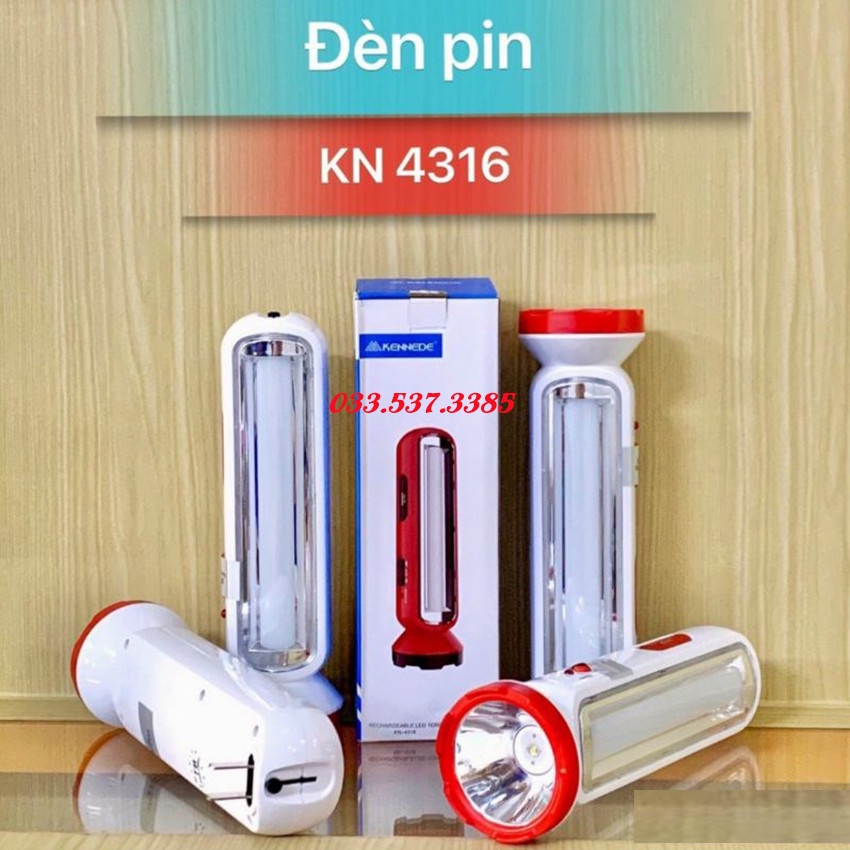 Đèn pin siêu sáng, đèn pin tự vệ siêu sáng KN 4316